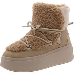 Ash Women's Tan Platform Sneakers